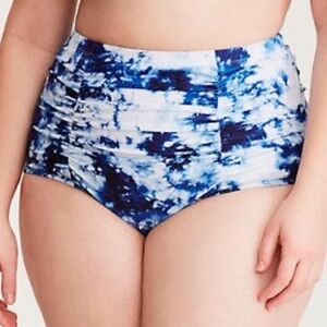 NWT Torrid Swim High Waisted Ruched Bikini Bottom Size 3